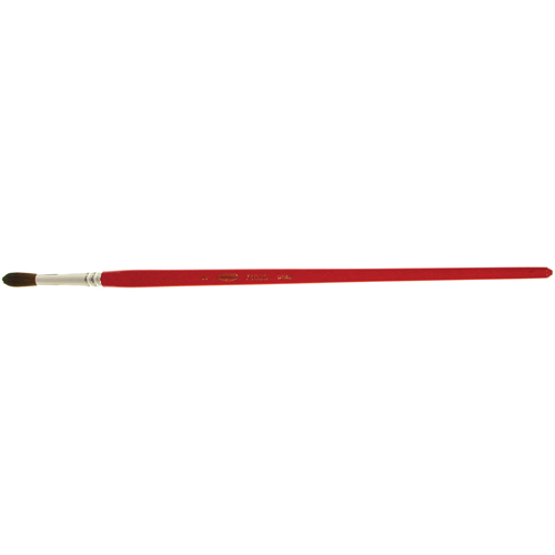 Pinceau de forme ronde pour marquage, Largeur de la brosse de 1/4", Soie de chameau, Manche &agrave; Bois Stor-it Systems