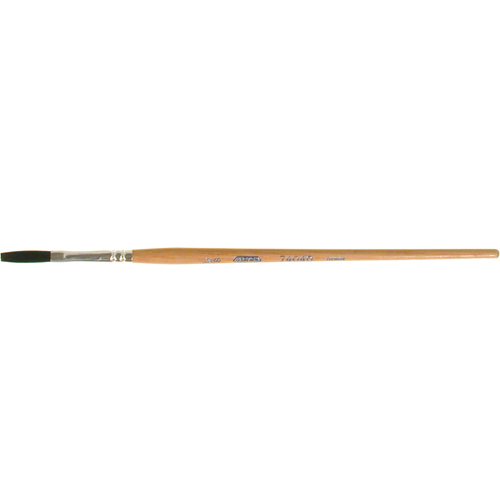 Pinceau une passe, Largeur de la brosse de 1/8", Soie de bœuf, Manche &agrave; Bois Stor-it Systems