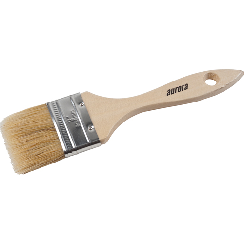 Pinceaux s&eacute;rie AP200, Soie blanche, Manche Bois, Largeur de 2" Stor-it Systems