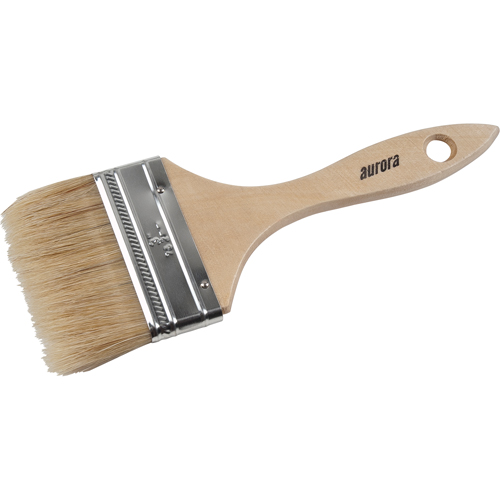 Pinceaux s&eacute;rie AP200, Soie blanche, Manche Bois, Largeur de 3" Stor-it Systems