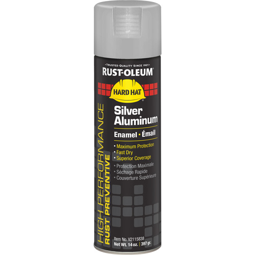 Peinture-&eacute;mail en a&eacute;rosol syst&egrave;me V2100, Aluminium argent, Brillant, 14 oz, Canette a&eacute;rosol Stor-it Systems