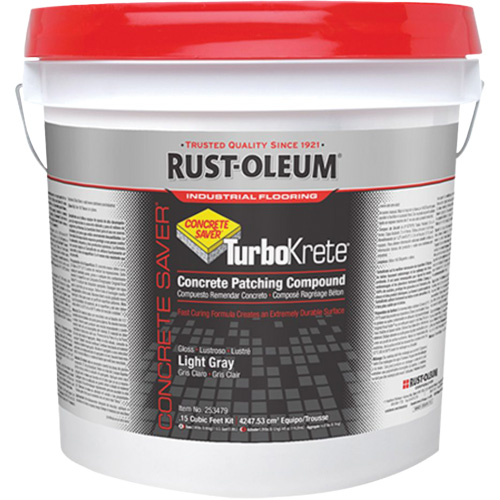 TurboKrete&reg; Concrete Patch Compound Kit, Grey Stor-it Systems