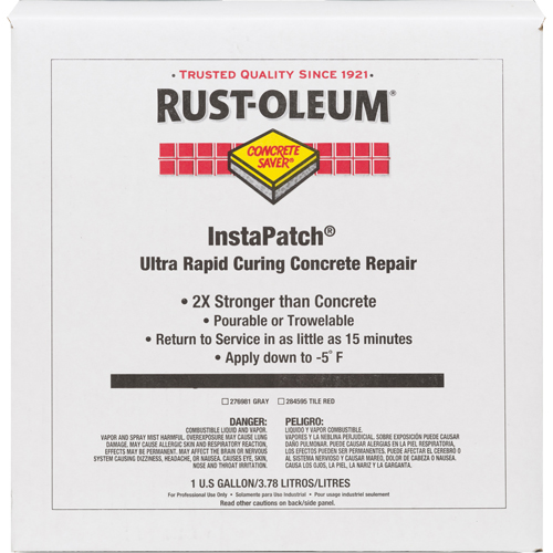 Concrete Saver&reg; InstaPatch&reg; Concrete Repair, Grey Stor-it Systems