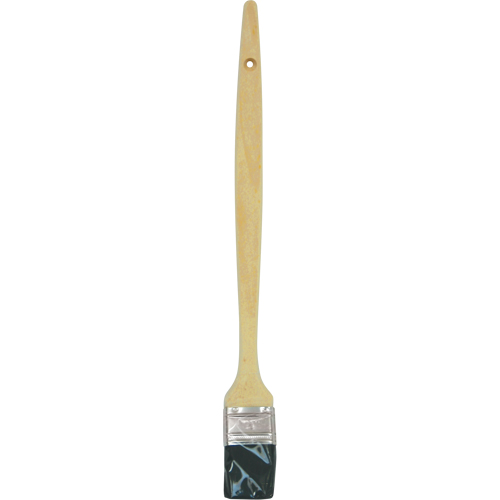 Radiator Paint Brush, Bristle, Wood Handle, 2" Width Stor-it Systems