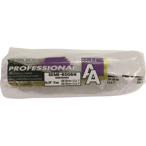 Professional AA Synthetic Paint Roller Cover, 19 mm (3/4") Nap, 240 mm (9-1/2") L Stor-it Systems