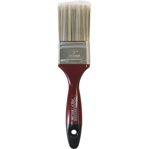 Semi-Pro Paint Brush, Poly/Nylon, Wood Handle, 2" Width Stor-it Systems