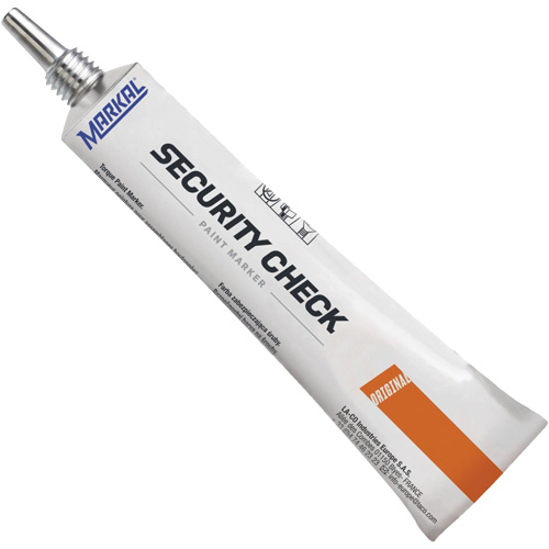Marqueur de peinture de contr&ocirc;le de s&eacute;curit&eacute;, 1,7 oz, Tube, Orange Stor-it Systems