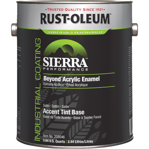 Sierra Performance Beyond Acrylic Enamel, Gallon, Tint Base Stor-it Systems