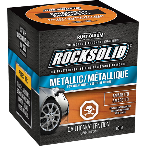 RockSolid&reg; Metallic Powder Additive, 60 mL, Bottle, Amaretto Stor-it Systems