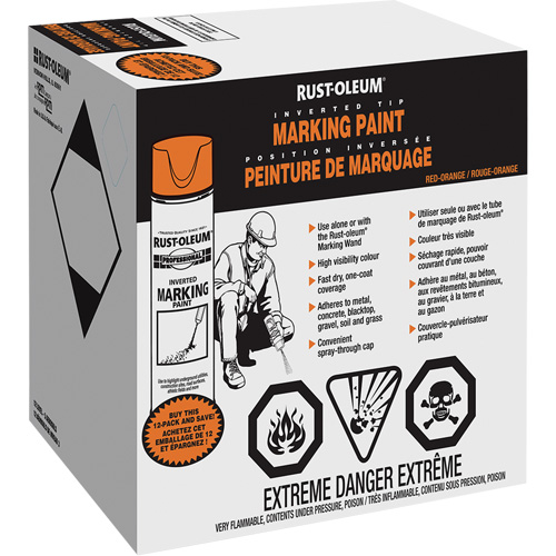 Peinture de marquage renvers&eacute; en a&eacute;rosol, Canette a&eacute;rosol Stor-it Systems