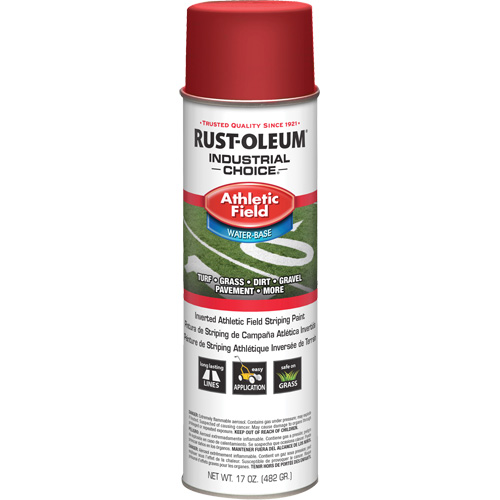 Peinture de lignage pour terrains de sport AF1600, Rouge, Canette a&eacute;rosol Stor-it Systems