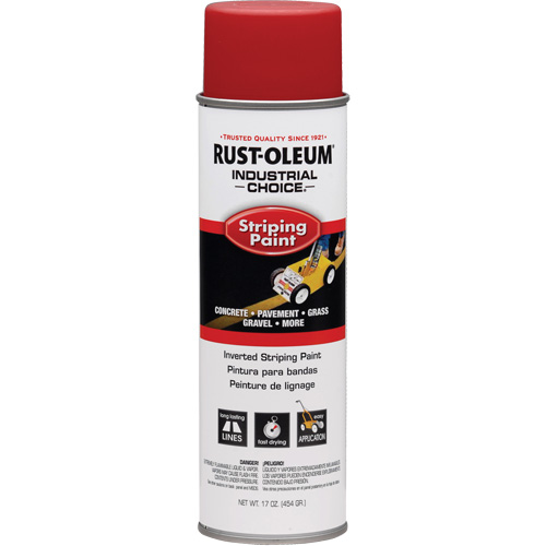 S1600 System Inverted Striping Paint, Red, Aerosol Can Stor-it Systems