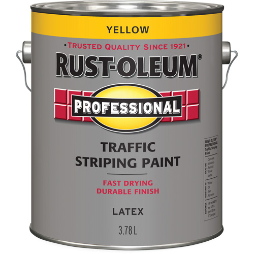 Peinture pour traçage de lignes de circulation, Jaune, 3,78 L, Cruche Stor-it Systems