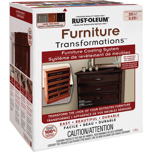Syst&egrave;me de rev&ecirc;tement de meubles Furniture Transformations, 1,72 L, Trousse, Base &agrave; teinter Stor-it Systems