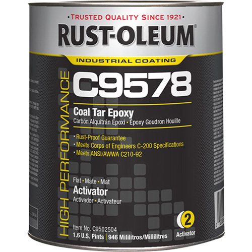 Activateur pour rev&ecirc;tement &eacute;poxydique &agrave; base de goudron de houille et &agrave; haute teneur en solides du syst&egrave;me C9578, 0,2 gal., Seau Stor-it Systems