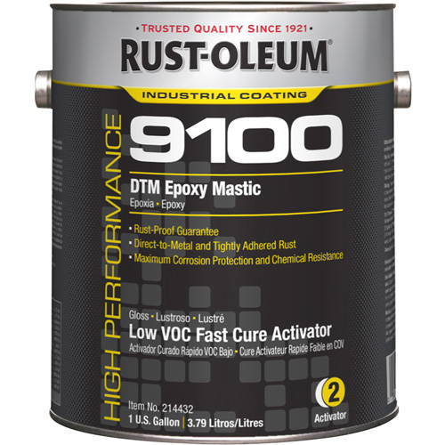 Activateur (250 COV) pour le s&eacute;chage rapide du mastic &eacute;poxydique DTM du syst&egrave;me 9100, Gallon Stor-it Systems