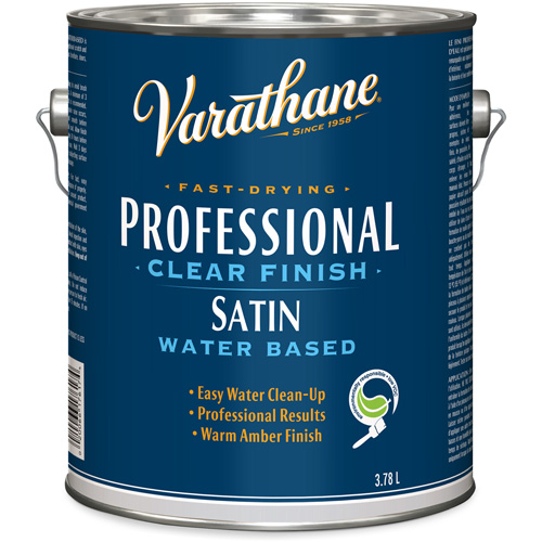 Fini professionnel Varathane, 3,78 L, Transparent, Satin Stor-it Systems