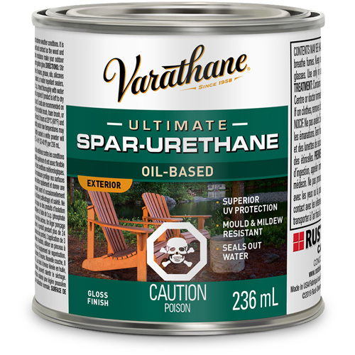 Fini diamant pour bois Varathane ext&eacute;rieur, 236 ml, Transparent, Brillant Stor-it Systems