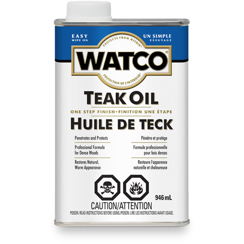 Watco&reg; Teak Oil, 946 ml, Clear, Transparent Stor-it Systems