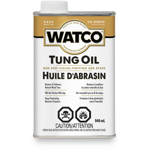 Watco&reg; Tung Oil, 946 ml, Clear, Transparent Stor-it Systems
