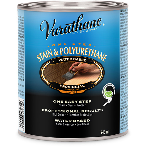 Varathane&reg; One Step Stain & Polyurethane, 946 ml, Provincial Stor-it Systems