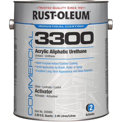 Syst&egrave;me 3300 de rev&ecirc;tement aliphatique &agrave; base dur&eacute;thane et dacrylique, 1 gal., Brillant Stor-it Systems