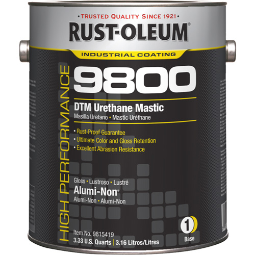 Syst&egrave;me de mastic &agrave; lur&eacute;thane 9800 DTM, 1 gal., Alumi-Non, Brillant Stor-it Systems