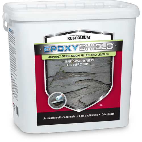 EpoxyShield&reg; Asphalt Depression Filler & Leveler, Pail, Black Stor-it Systems