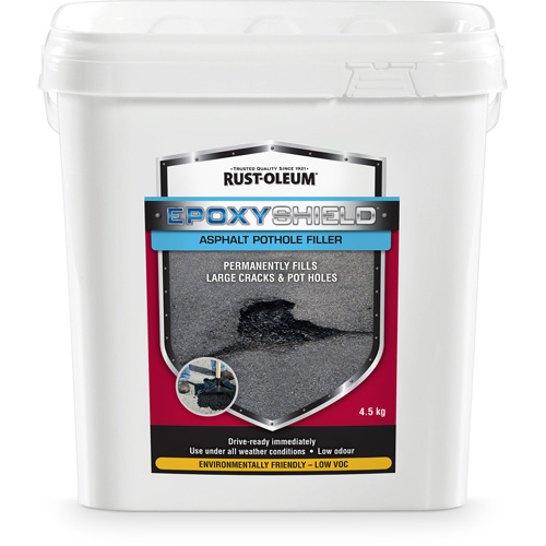 Remplisseur de nids-de-poule dasphalte EpoxyShield, Seau, Noir Stor-it Systems