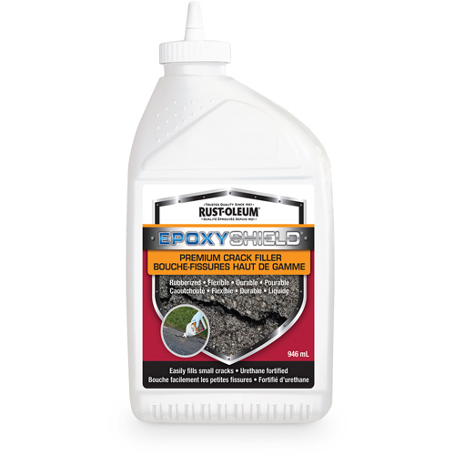 Mat&eacute;riau de remplissage de fissures caoutchout&eacute; de qualit&eacute; sup&eacute;rieure EpoxyShield, Bouteille, Noir Stor-it Systems