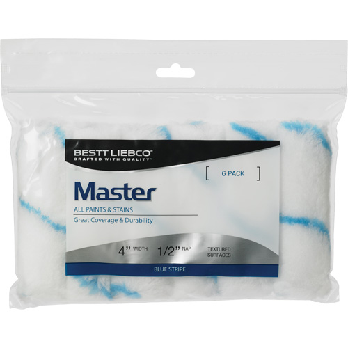 Mini couvre-rouleau &agrave; bande bleue Master, Nap 13 mm (1/2"), 101,6 mm (4") l Stor-it Systems