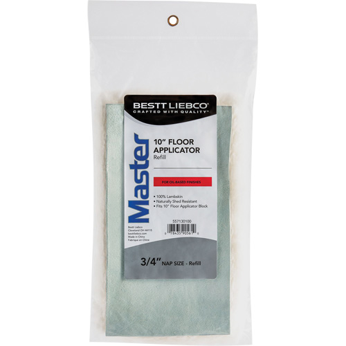 Tampon de rechange pour applicateur pour plancher en cuir d'agneau Stor-it Systems
