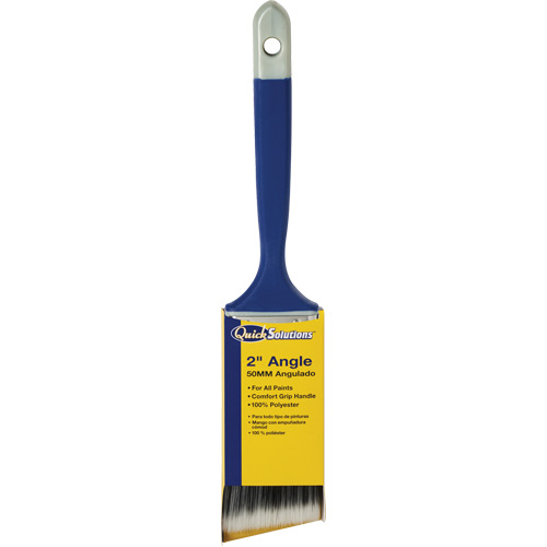 Pinceau &agrave; angle Quick Solutions, Polyester, Manche Plastique, Largeur de 2" Stor-it Systems