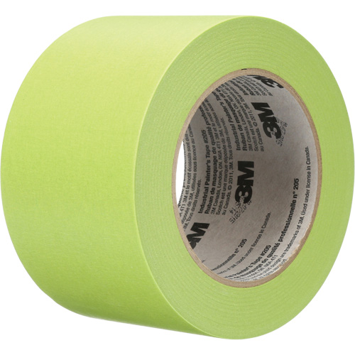 Industrial Painter's Tape 205, 72 mm (2-4/5") x 55 m (180'), Green Stor-it Systems