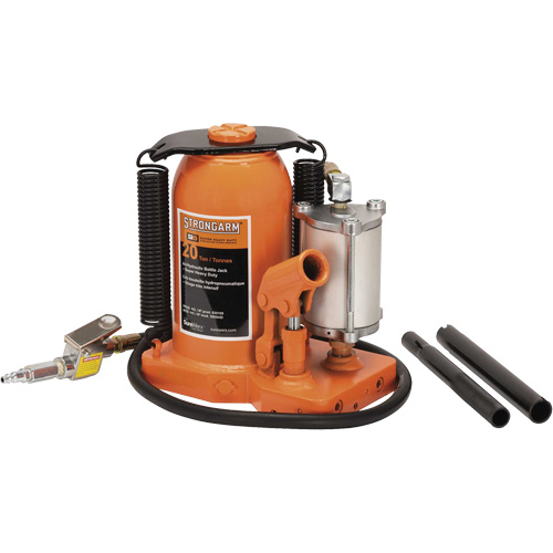 380C Cric-bouteille, 20 tonne(s), Air comprim&eacute;/hydraulique, 20-5/8" Hauteur &eacute;lev&eacute;e Stor-it Systems