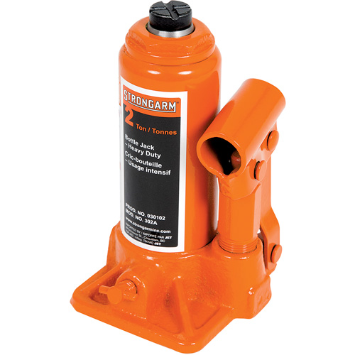 302A Cric-bouteille, 2 tonnes, Hydraulique &agrave; main, 12-1/2" Hauteur &eacute;lev&eacute;e Stor-it Systems