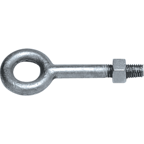 Eye Bolts, 1/2" Dia., 1-" L, Galvanized, 2200 lbs. (1.1 tons) Capacity Stor-it Systems