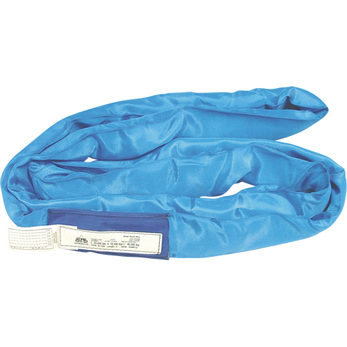 Round Slings, Blue, 4" W x 8' L, 23000 lbs. Vertical Load Stor-it Systems