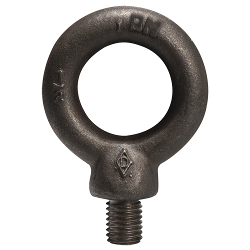 Machinery Eye Bolts, 3/8" Dia., 1-1/4" L, Uncoated Natural Finish, 1300 lbs. (0.65 tons) Capacity Stor-it Systems