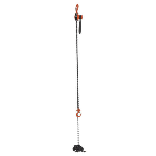 Mini Lever Hoist, 15' Lift, 500 lbs. (0.25 tons) Capacity, Steel Chain Stor-it Systems