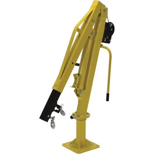 Winch Operated Truck Jib Crane, 500 lbs. (0.25 tons) Capacity, 102' Max. Clearance Stor-it Systems