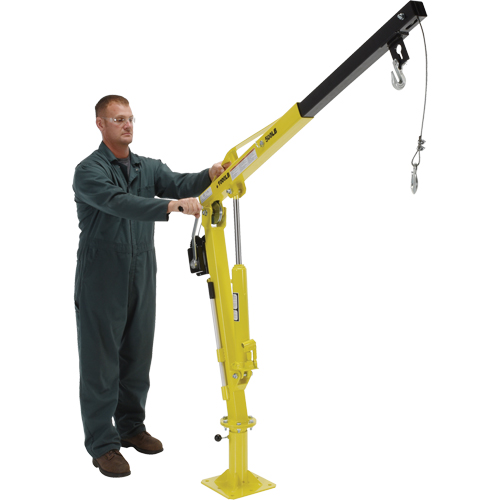 Winch Operated Truck Jib Crane, 500 lbs. (0.25 tons) Capacity, 102' Max. Clearance Stor-it Systems