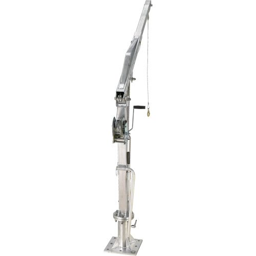 Winch Operated Truck Jib Crane, 1000 lbs. (0.5 tons) Capacity, 97" Max. Clearance Stor-it Systems
