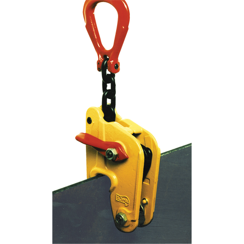 Pince &agrave; t&ocirc;le multipositions de prise automatique Topal NK1-40-60, 3300 lb (1,65 tonne), Ouverture de la m&acirc;choire de 1-5/8" - 2-5/16" Stor-it Systems