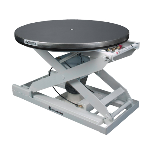 Positionneur pour palette &agrave; nivellement automatique EZ Loader E - plateforme en acier inoxydable, 43" lo x 43" la, Capacit&eacute; 4000 lb Stor-it Systems