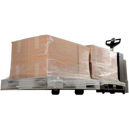 Transpalette &eacute;lectrique motoris&eacute; a/plateforme &agrave; conducteur debout, Capacit&eacute; 4500 lb, 96" lo x 30" la Stor-it Systems
