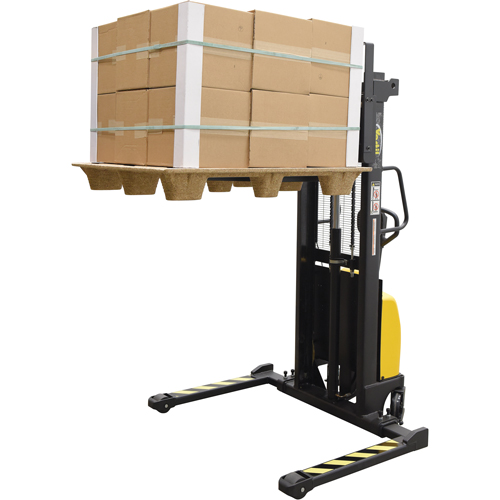 Gerbeur pour chariot &eacute;l&eacute;vateur, Fonctionnement &eacute;lectrique, Capacit&eacute; 2000 lb, Lev&eacute;e max 63" Stor-it Systems