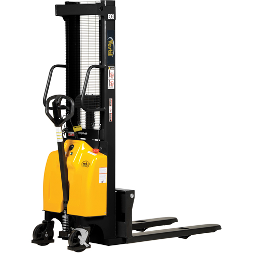 Gerbeur pour chariot &eacute;l&eacute;vateur, Fonctionnement &eacute;lectrique, Capacit&eacute; 2000 lb, Lev&eacute;e max 98" Stor-it Systems