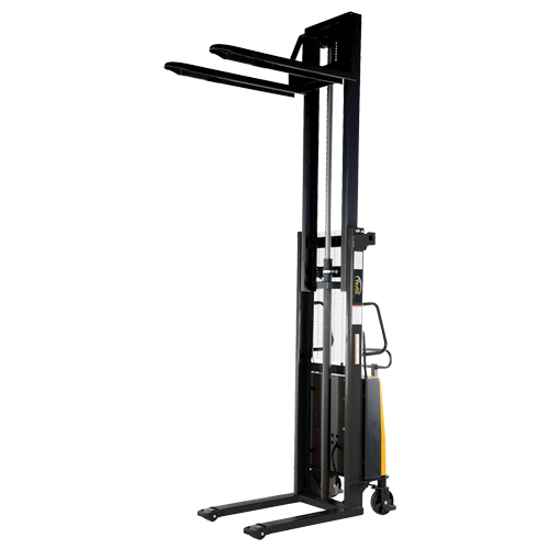 Gerbeur pour chariot &eacute;l&eacute;vateur, Fonctionnement &eacute;lectrique, Capacit&eacute; 2000 lb, Lev&eacute;e max 118" Stor-it Systems