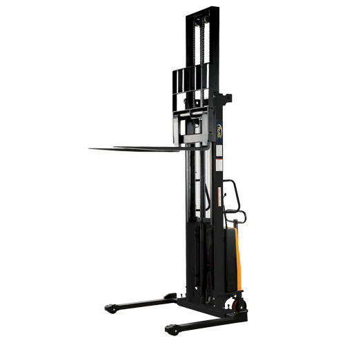Gerbeur pour chariot &eacute;l&eacute;vateur, Fonctionnement &eacute;lectrique, Capacit&eacute; 2000 lb, Lev&eacute;e max 150" Stor-it Systems